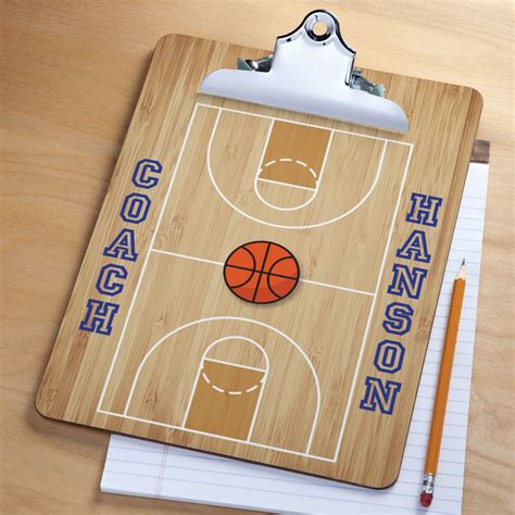 personalized basketball clipboards.